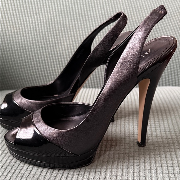 Aldo Shoes - Elegant Black Slingback Heels 5”, Aldo Used